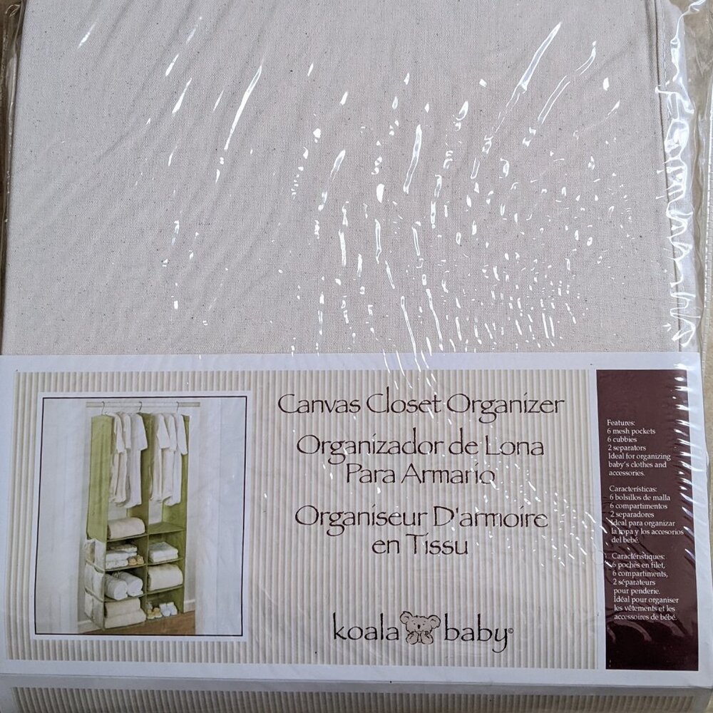 Koala Baby Canvas Closet Organizer - Lot of 2